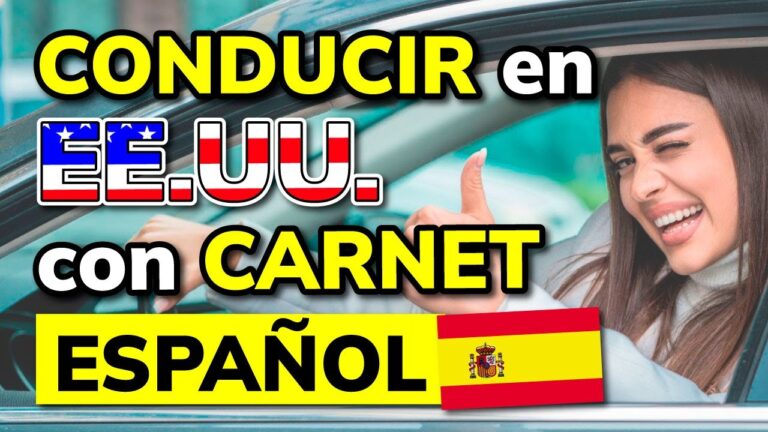 conducir en eeuu con carnet español