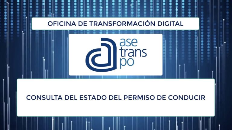 consulta de estado del permiso de conducir
