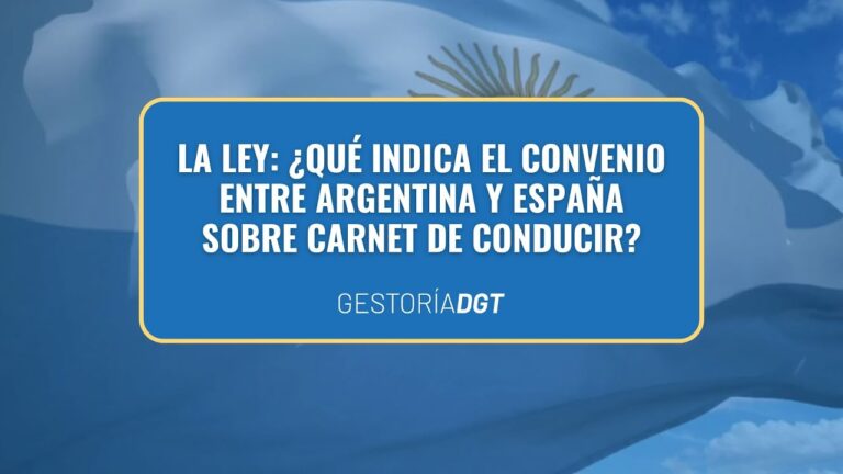 convenio argentina españa carnet de conducir