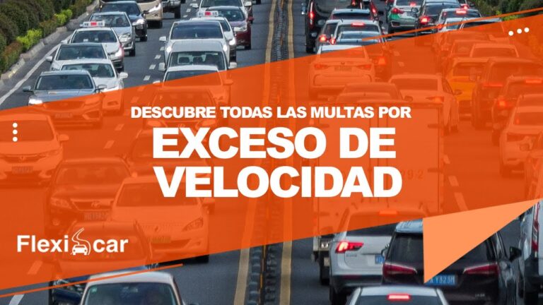 cuadro de multas por exceso de velocidad