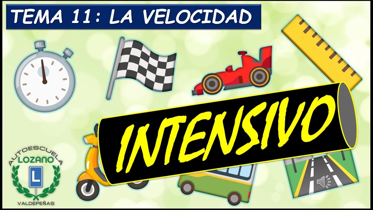 cuadro de velocidades maximas y minimas