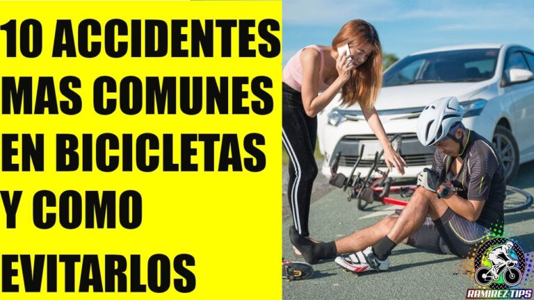 cual es el accidente mas frecuente de los ciclistas