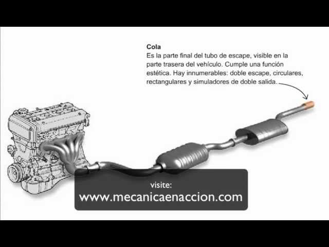 cuál es la función del tubo de escape