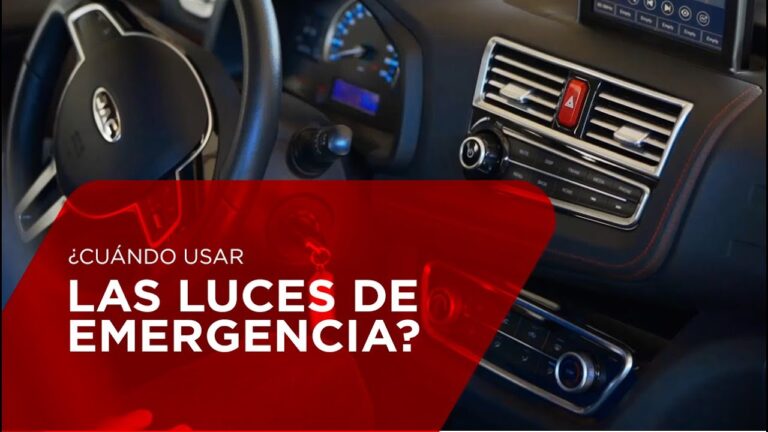 cuales son las luces de emergencia