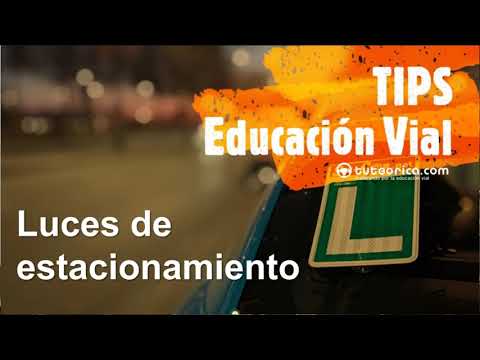 cuales son las luces de estacionamiento