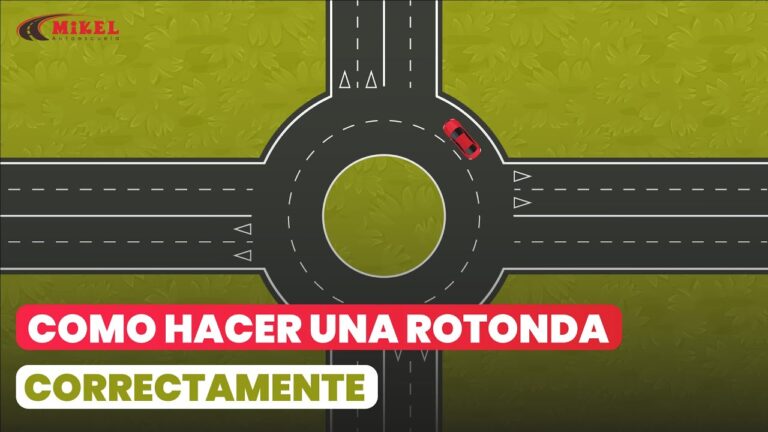 cuando se pone el intermitente en una rotonda