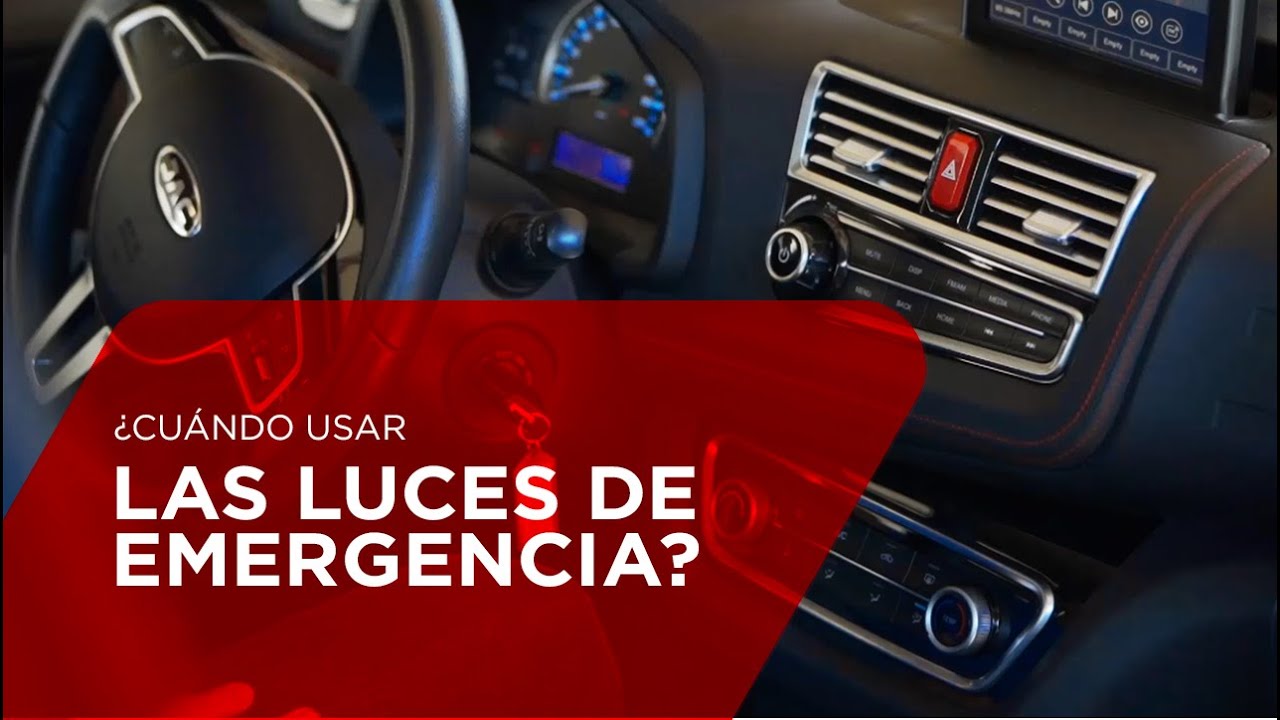 cuando se ponen las luces de emergencia