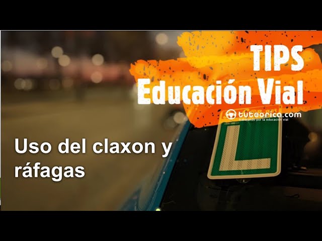 cuando se puede usar el claxon en poblado