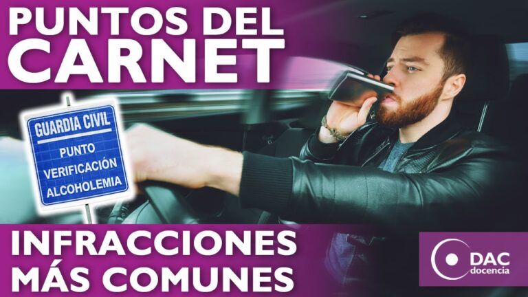 cuando te quitan los puntos del carnet