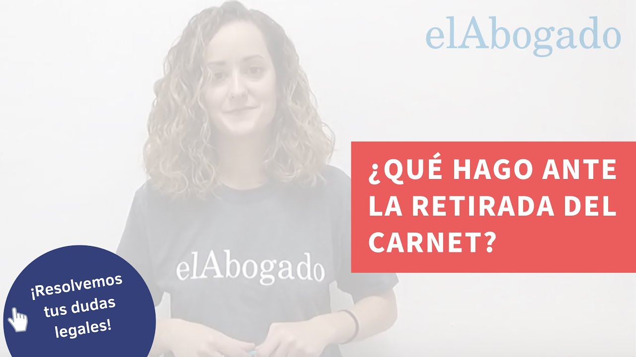 cuando te retiran el carnet de conducir por alcoholemia