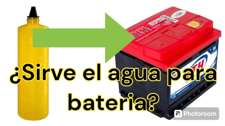 cuando una batería necesita líquido qué líquido se debe poner