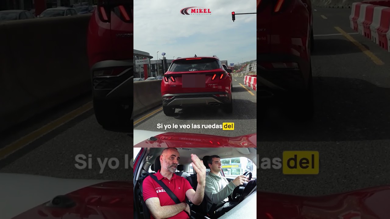 cuanta distancia hay que dejar entre coche y coche