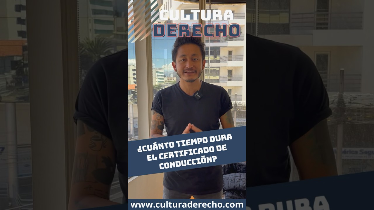 cuanto dura el certificado medico de conducir