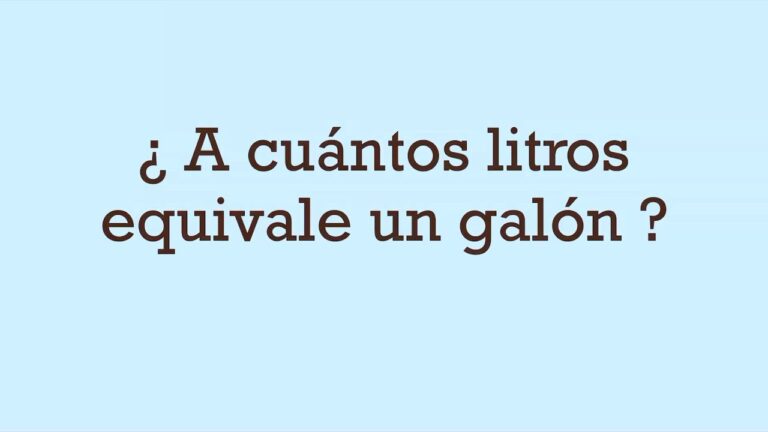 cuanto es un galón en españa