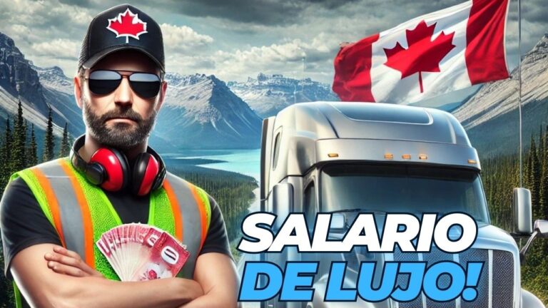 cuanto gana un camionero en canadá al mes