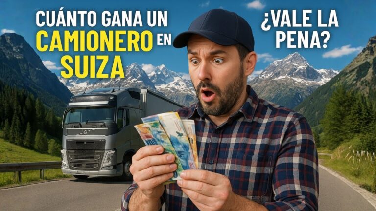 cuanto gana un camionero en suiza