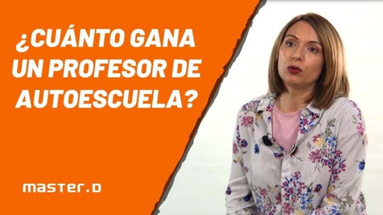 cuanto gana un profesor de autoescuela