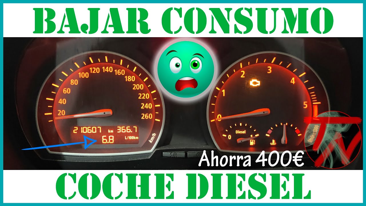 cuanto gasta un coche de gasoil en 100 km