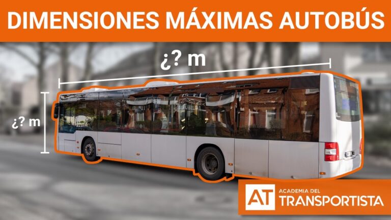 cuanto mide un autobús de largo