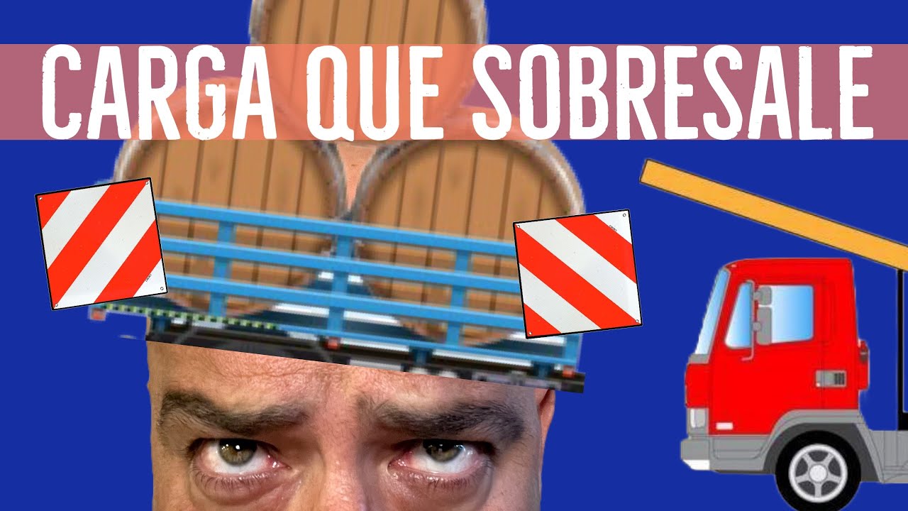 cuanto puede sobresalir la carga en una furgoneta