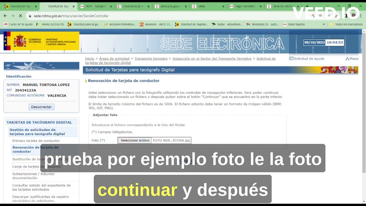 cuanto tardan en mandar la tarjeta del tacógrafo
