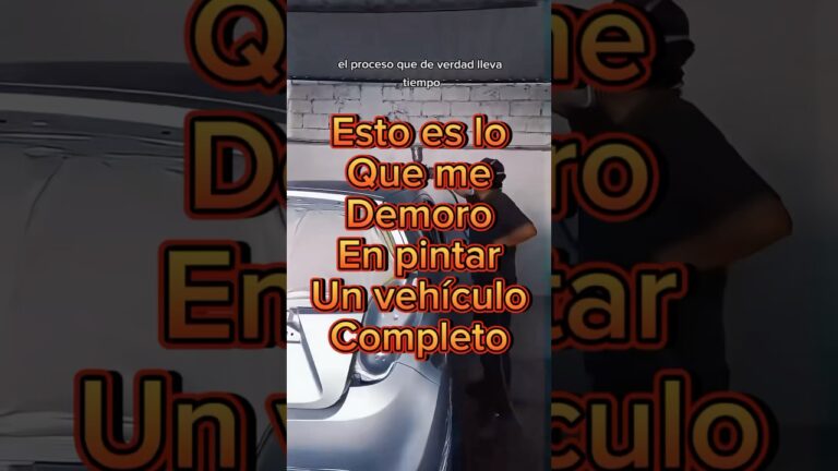 cuanto tardan en pintar un coche