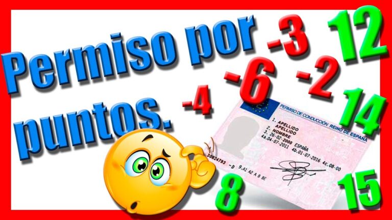 cuántos puntos me quedan en el carnet de conducir