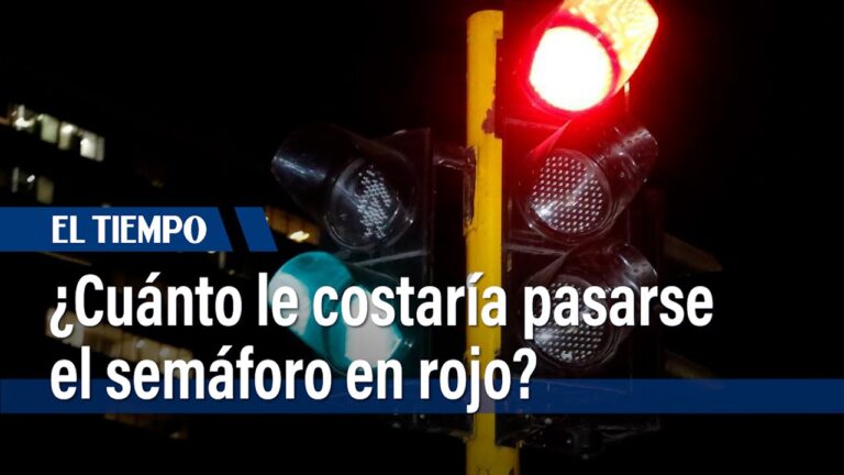 cuántos puntos te quitan por saltarse un semáforo en rojo