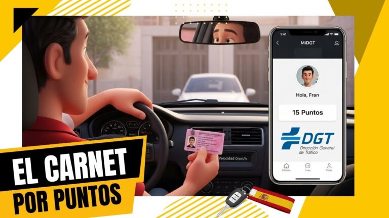 cuantos puntos tiene un conductor en españa