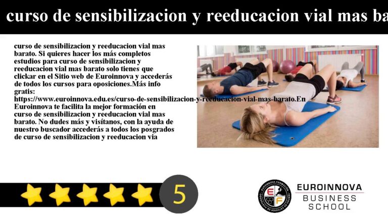 curso de sensibilización y reeducación vial valencia