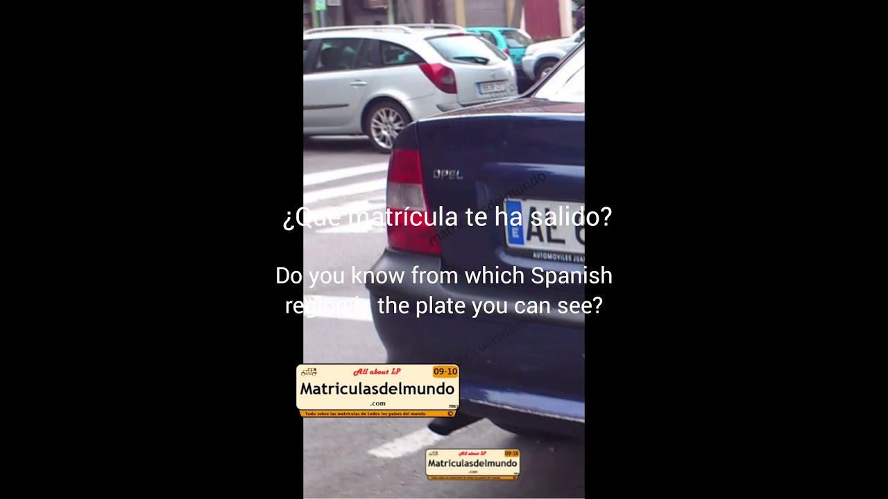 de donde es la matricula roja