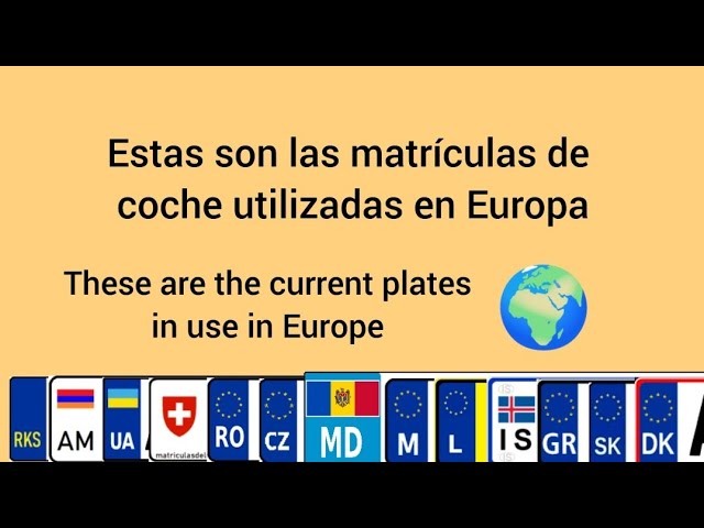 de donde es la matricula s