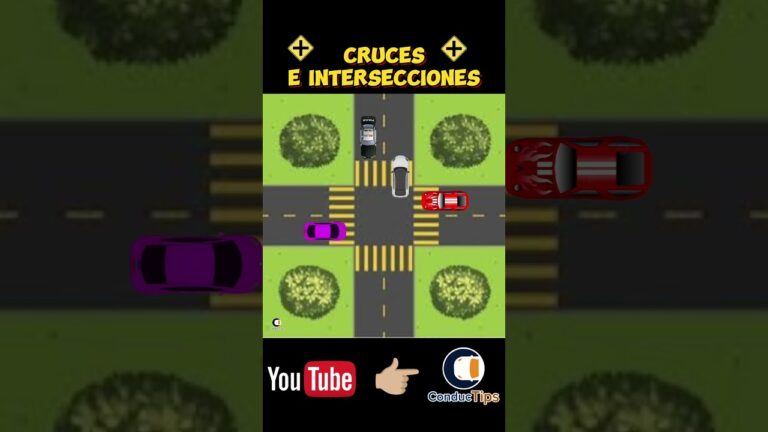 debe ceder el paso al vehículo blanco de la izquierda