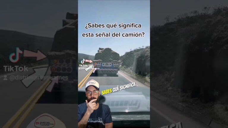 despues de adelantar al camion debe regresar
