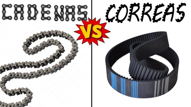 diferencia entre cadena y correa de distribución