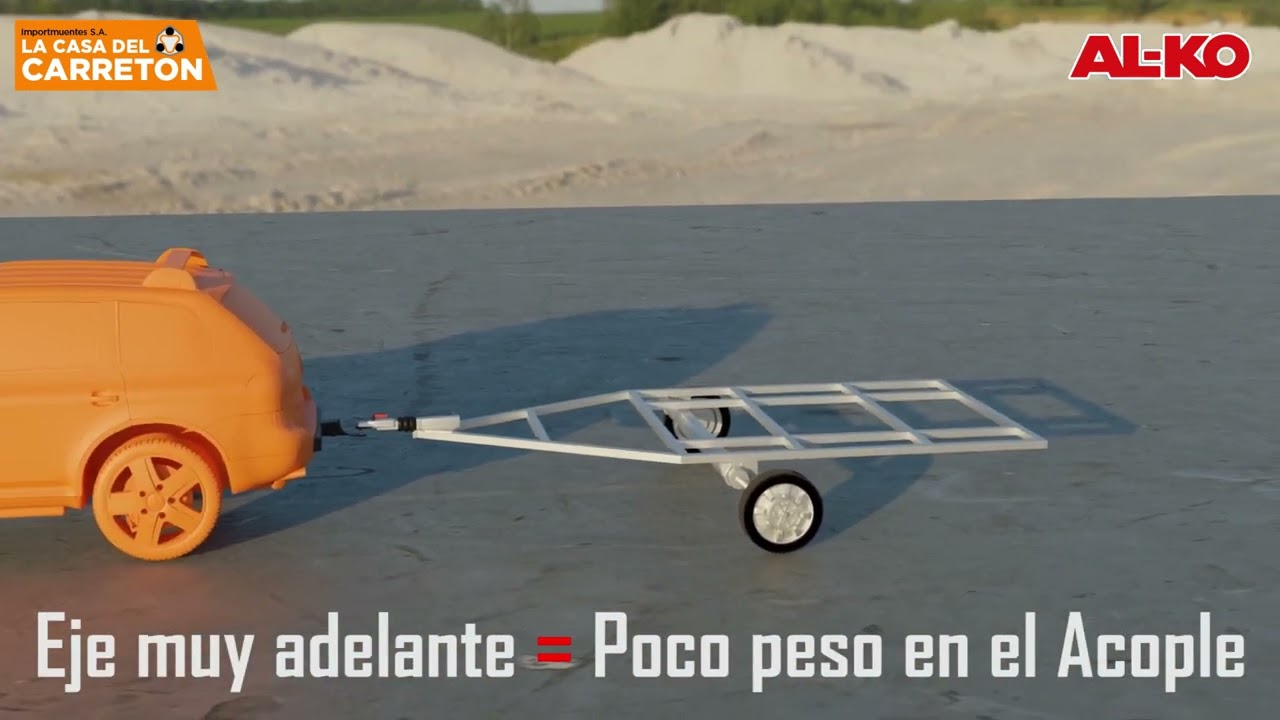diferencia entre remolque de 1 eje y 2 ejes