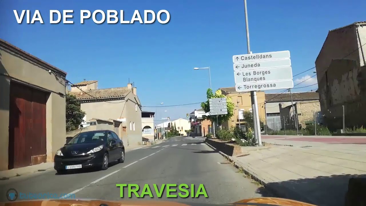 diferencia entre travesia y via urbana