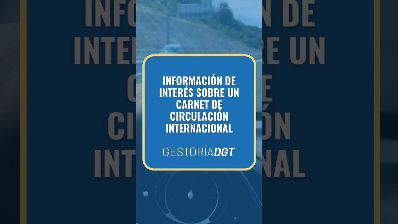 direccion general de trafico carnet internacional