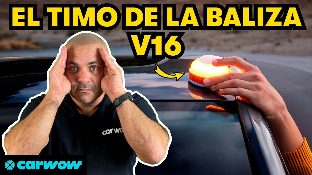 dispositivo luminoso amarillo auto de preseñalización de peligro