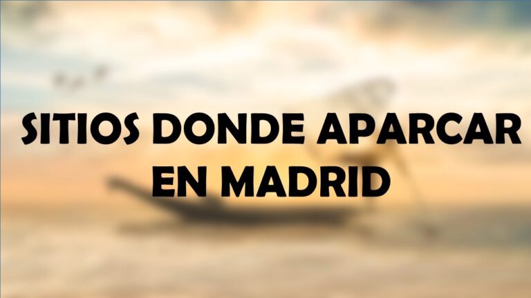 donde aparcar en madrid para ir a sol