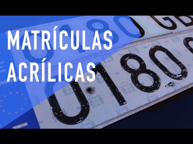 donde comprar una matricula de coche