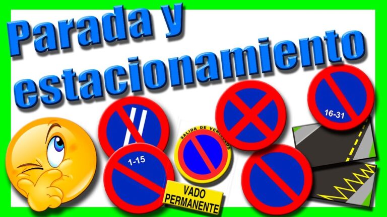 donde esta prohibido parar y estacionar