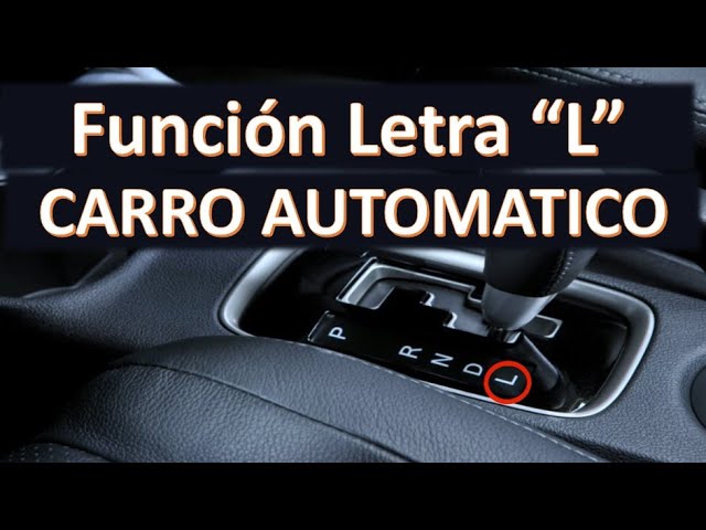donde va la l en el coche
