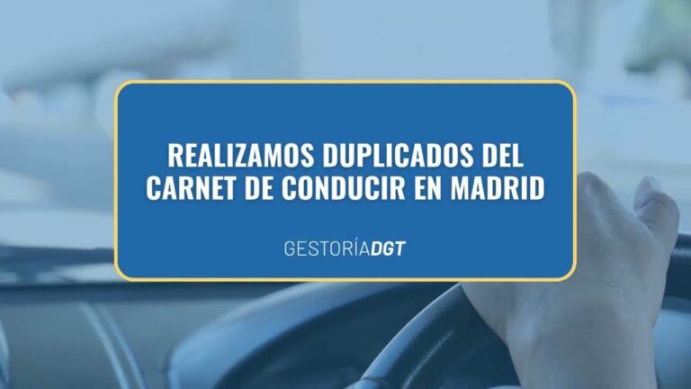 duplicado de carnet de conducir en madrid