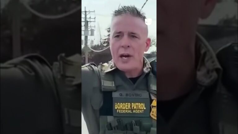 el agente ordena la detención con