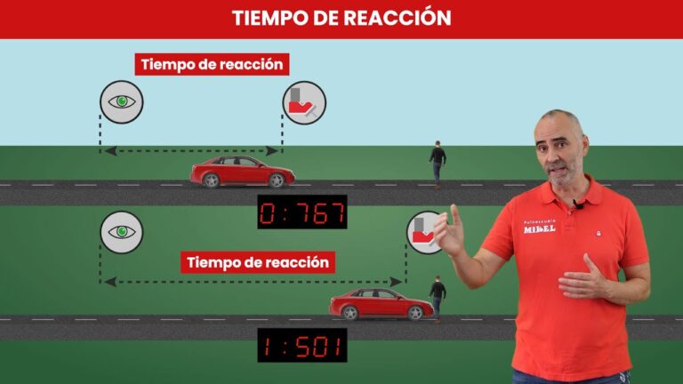 el alcohol influye en la distancia de detención