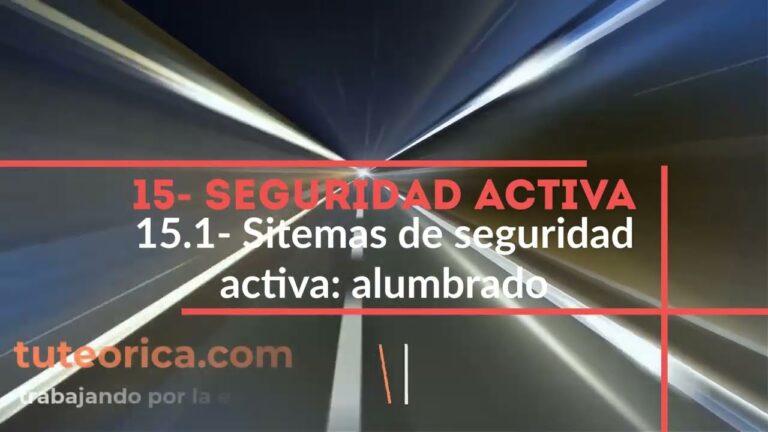 el alumbrado es un sistema de seguridad activa
