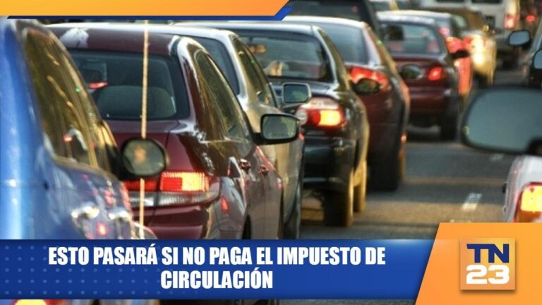 el impuesto de circulacion se paga a año vencido