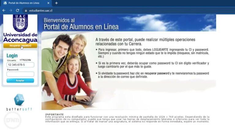 el portal del alumno recuperar contraseña