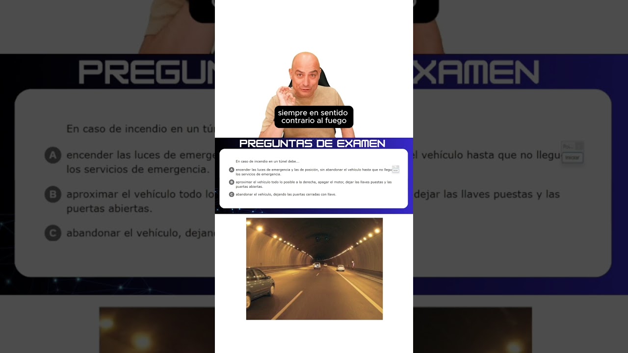 en caso de incendio en un túnel debe